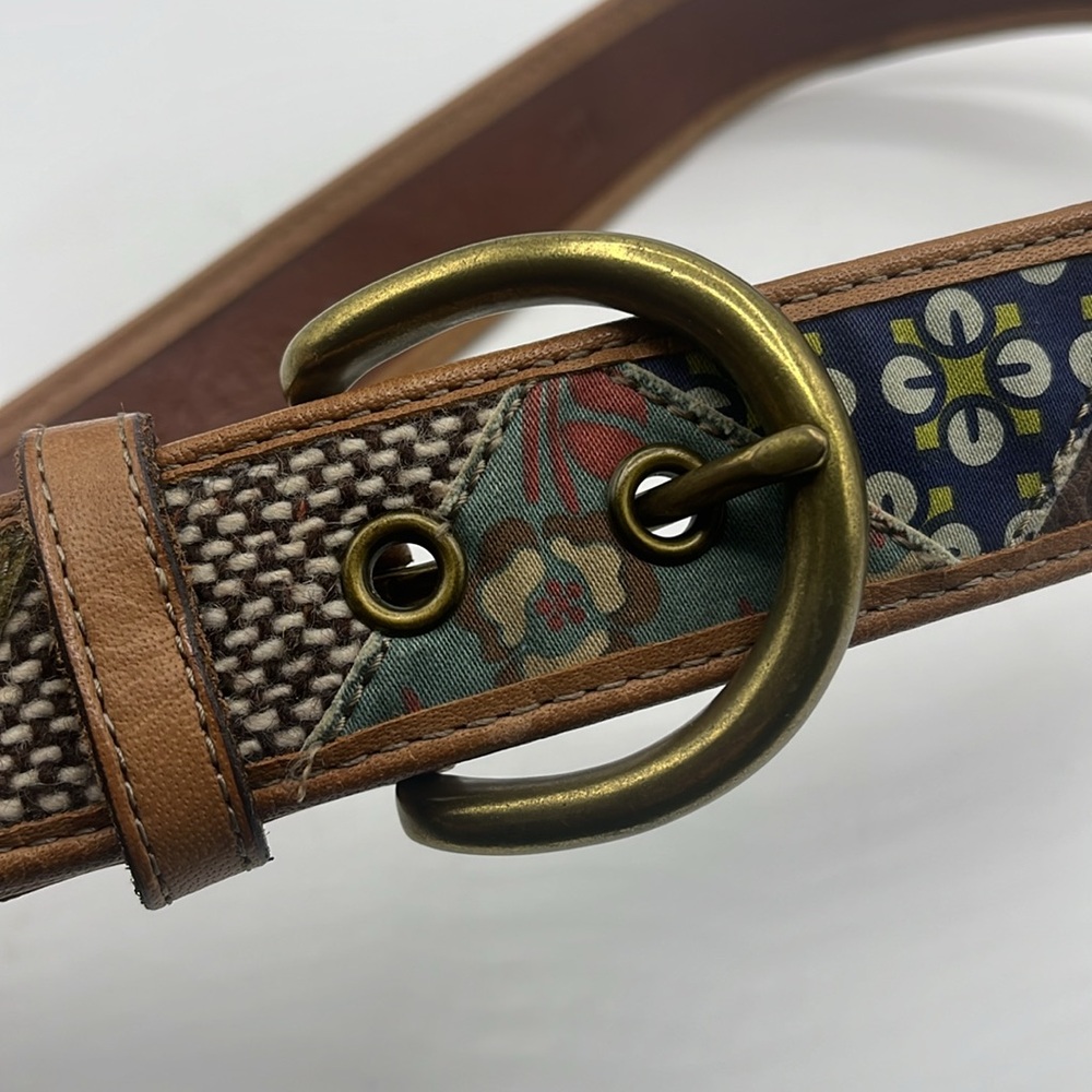 Fossil, Leather And Patchwork Belt - image 7